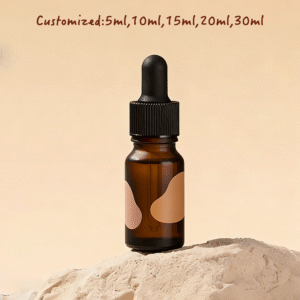 amber glass dropper bottles 5ml, 10ml, 15ml, 20ml, 30ml