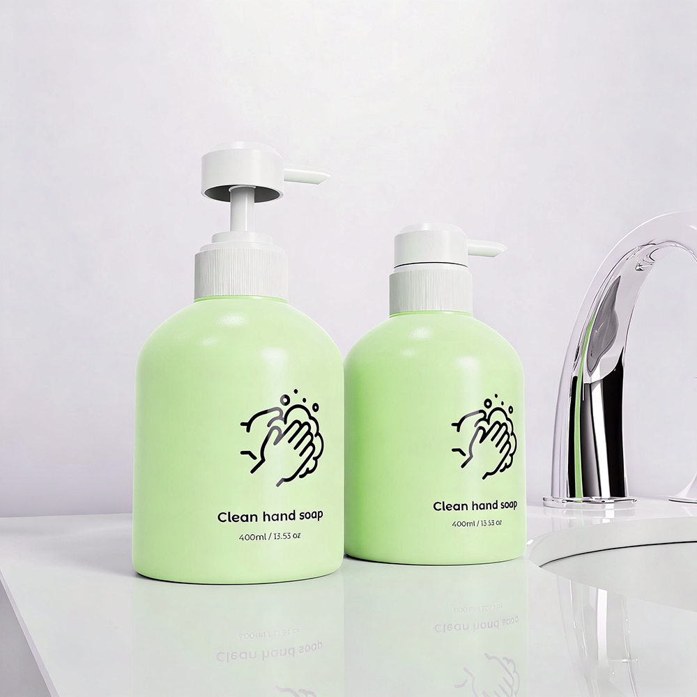 Hand Wash Pump Bottle Custom PET - Image 4