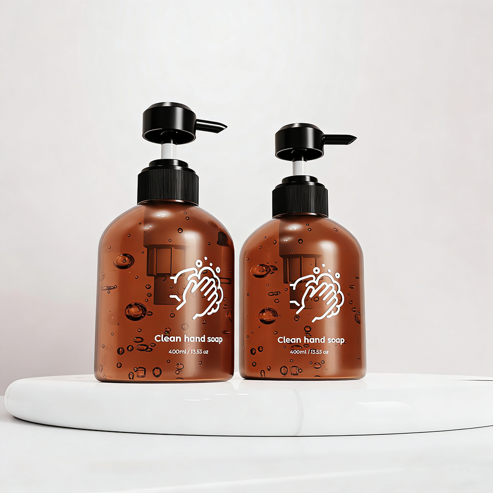 Hand Wash Pump Bottle Custom PET - Image 3