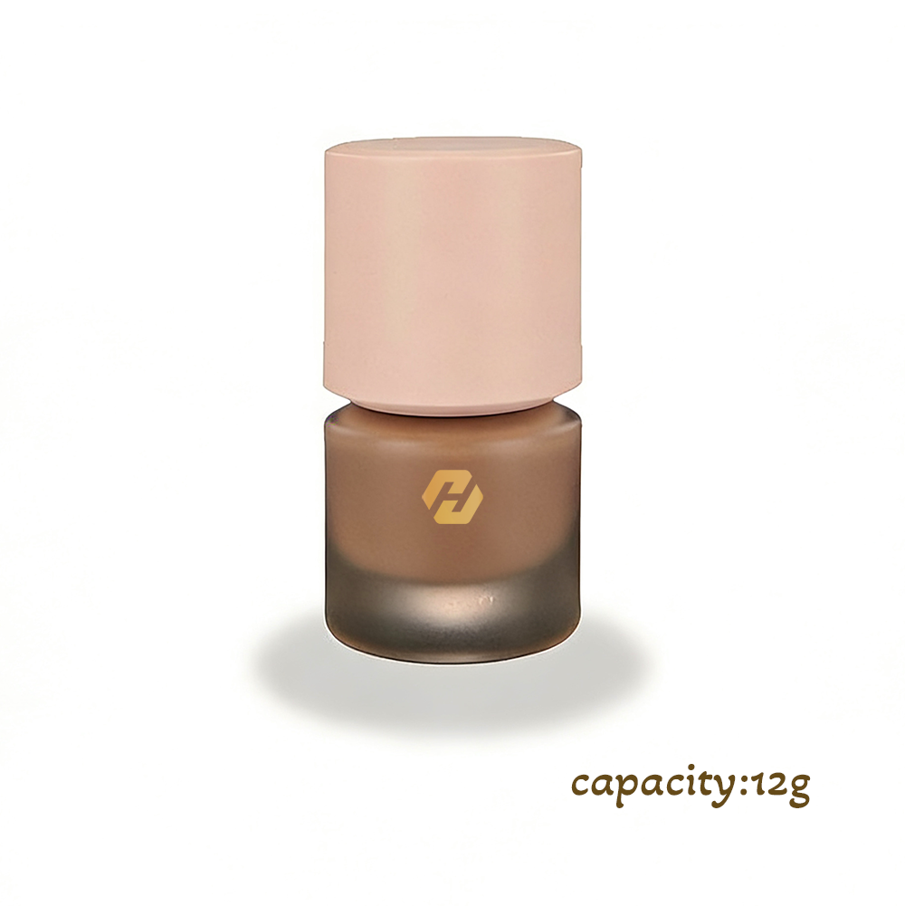 glass bottle with pump for Foundation, sunscreen - Image 4