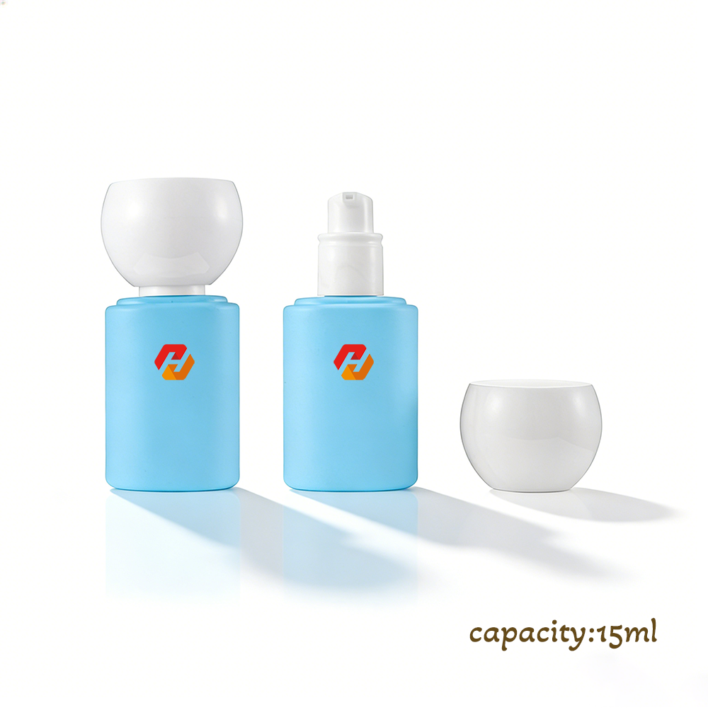 glass serum pump bottles 15ml Custom