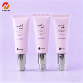 PE Sunscreen Tubes with PP Airless Pump | 20ml-70ml Squeeze Tube for CC Cream | Hyrun