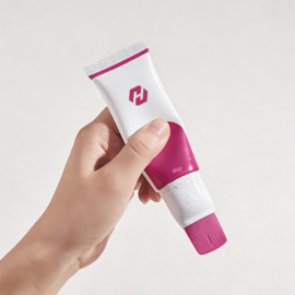 PE & PP Travel Face Wash Tube with Flat Applicator Head 30ml-80ml for Skincare