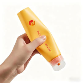 Eco-Friendly Face Wash Packaging Tube with Secure Flip Top Cap